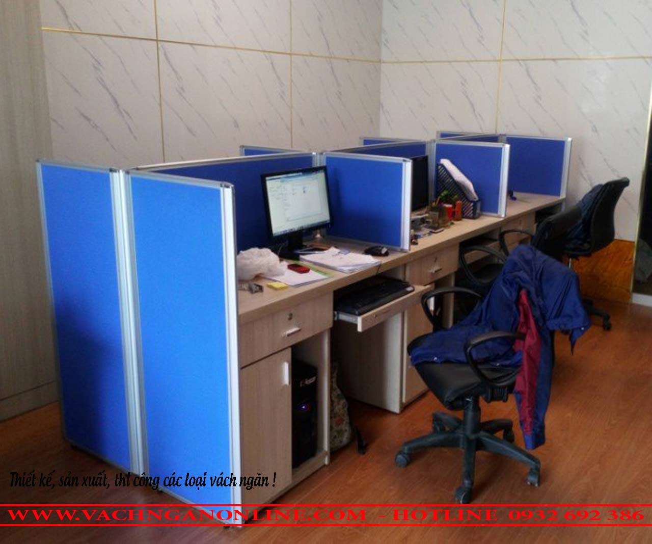 Vách ngăn bàn làm việc 105