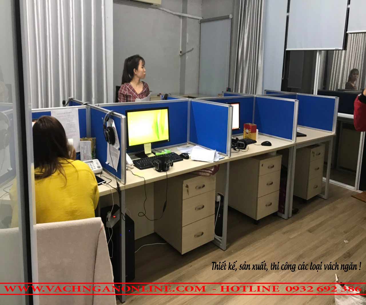 Vách ngăn bàn làm việc 301