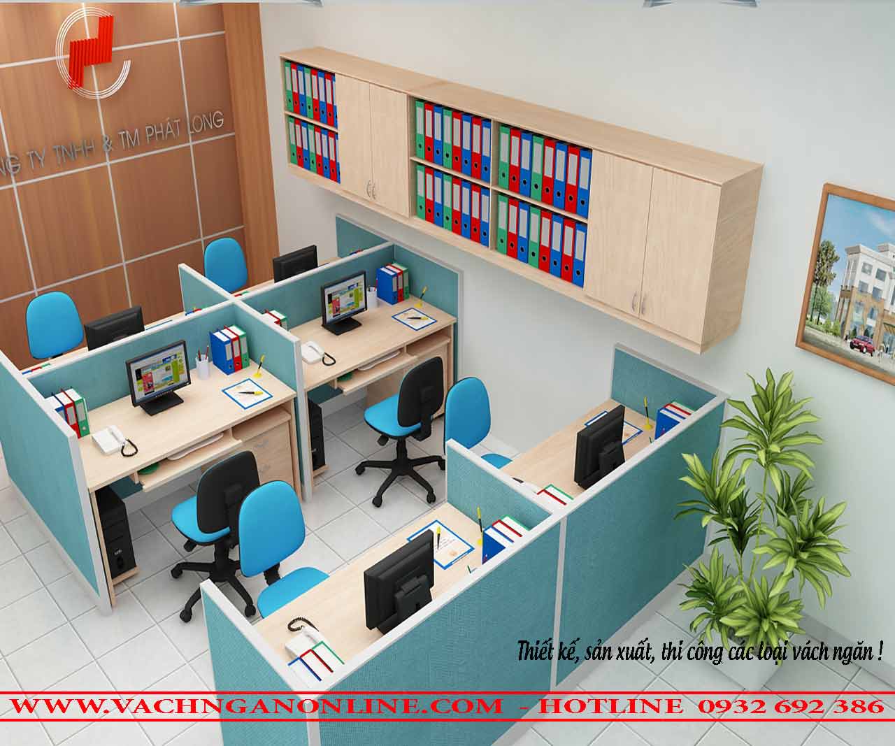 Vách ngăn bàn làm việc 101