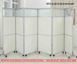 Vách ngăn di động có bánh xe 09